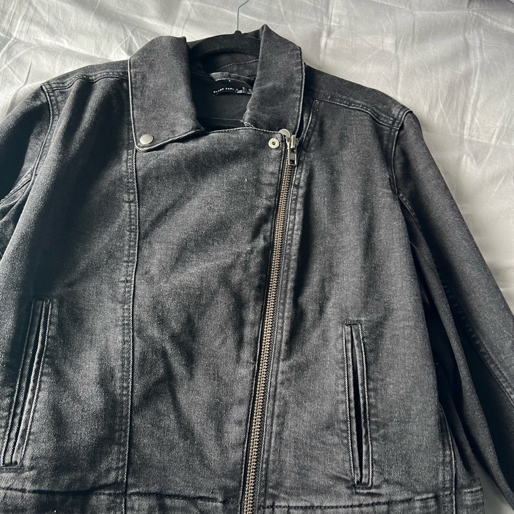 Black tape Jean jacket brand new